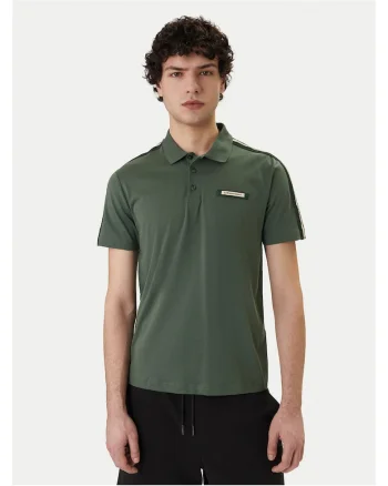 Tricou barbati,  bumbac, verde inchis