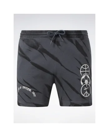 Pantaloni scurti sport barbati,  301802198, Bumbac, Gri