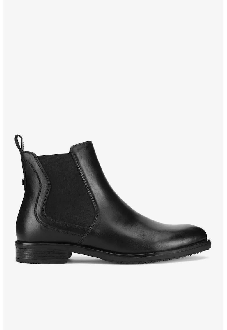 Ghete dama  5905588812050, Piele naturala, Negru, Negru