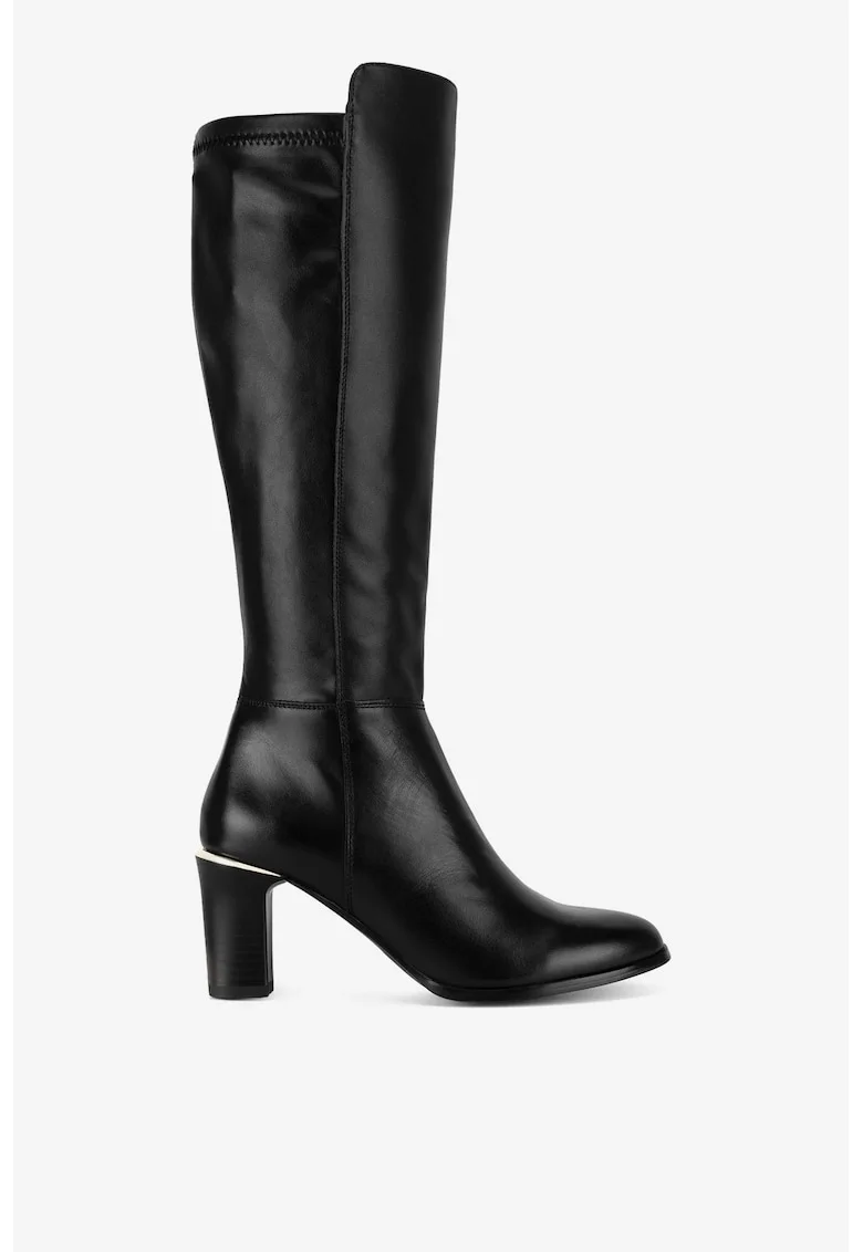 Cizme dama  5905588919384, Piele naturala, Negru, Negru