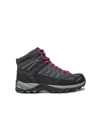 Pantofi sport dama,  29432, Piele naturala, Roz/Gri, Gri/Roz