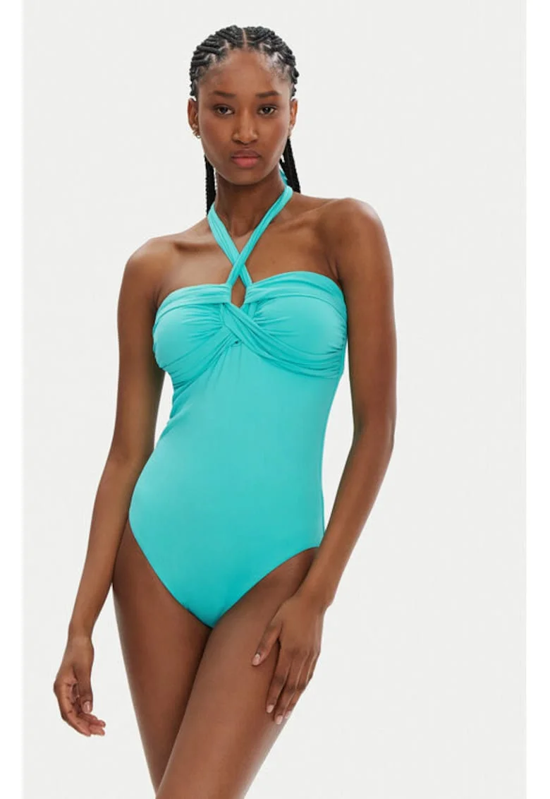 Costum de baie dama,  304990991, Nylon, Verde, Verde