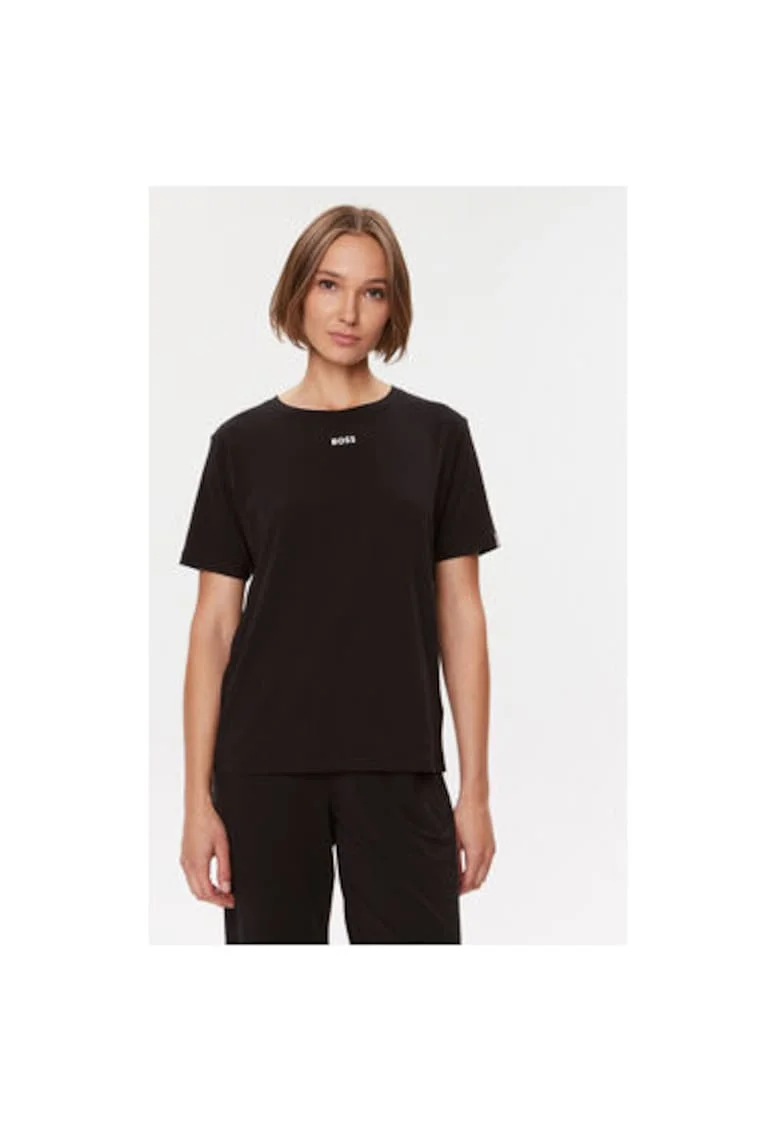 Camasa de noapte dama,  302896172, Bumbac, M INTL, Negru