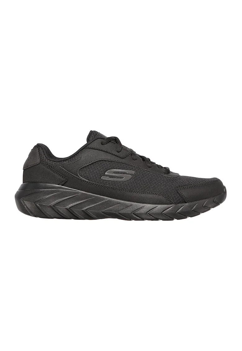 Pantofi de piele cu insertii de plasa pentru fitness Overhaul 2.0, Negru
