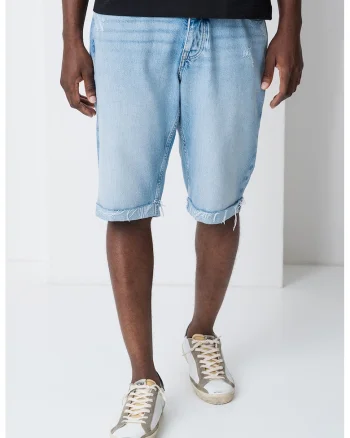 Bermude din denim Ryan, Albastru deschis