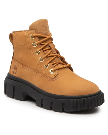 Botine dama  TB0A5RP42311, Piele naturala, 39.5 EU, Maro
