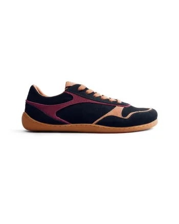 Pantofi sport low-cut de piele intoarsa, Negru