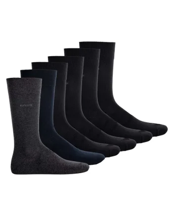 Set de sosete lungi - 6 perechi 13739, Negru/Multicolor