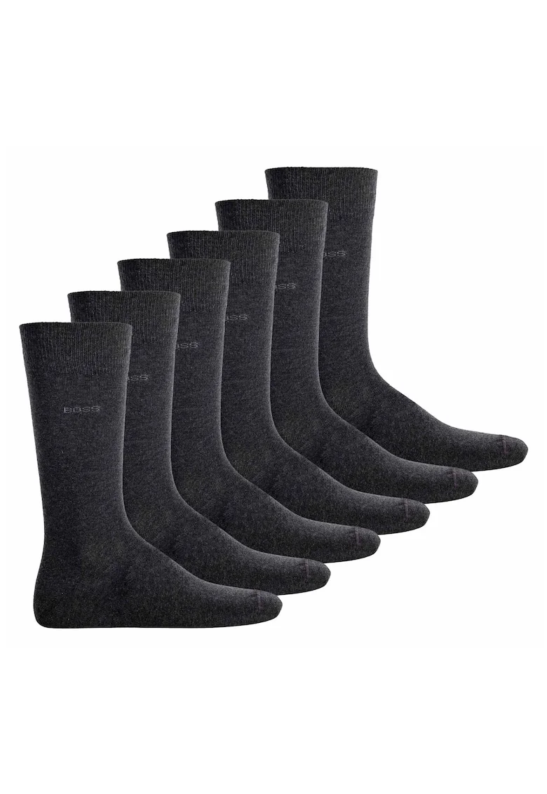 Set de sosete lungi - 6 perechi 13739, Gri inchis