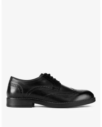 Pantofi barbati  5903419052224, Piele naturala, Negru