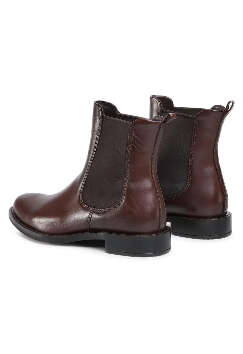 Botine dama  26650301014, Piele naturala, Maro, Maro