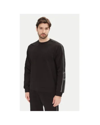 Hanorc barbati  Emporio Armani, 7M000140 AF12660, Bumbac/Poliester, Negru, Negru