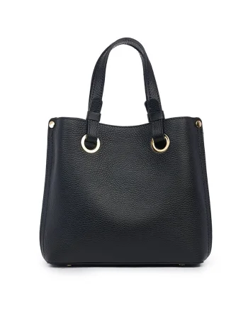 Geanta dama din piele naturala Ilona, Negru