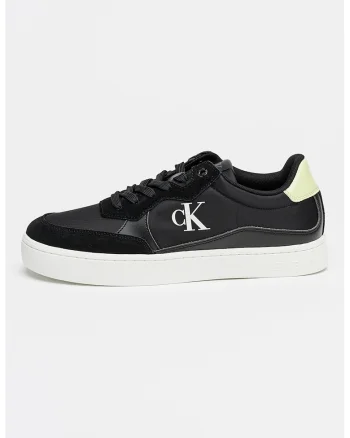 Pantofi sport low-cut de piele, Negru