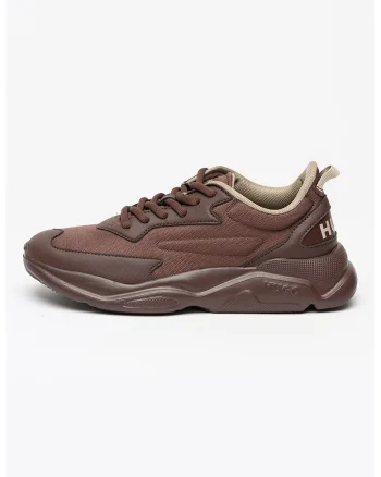 Pantofi sport cu logo Leon, Maro