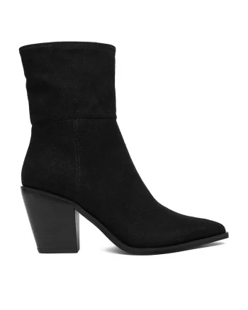 Botine dama  negru, sintetic, CEO-HY23222S-1