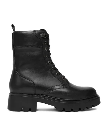 Ghete dama,  piele naturala, negru CEO-WI16-TZ36-02