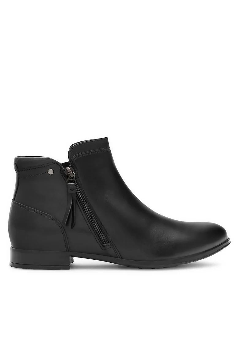 Botine dama,  piele naturala, CEO-WB-ANNA-116, Negru