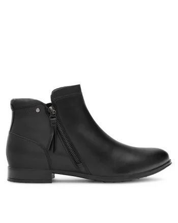 Botine dama,  piele naturala, CEO-WB-ANNA-116, Negru