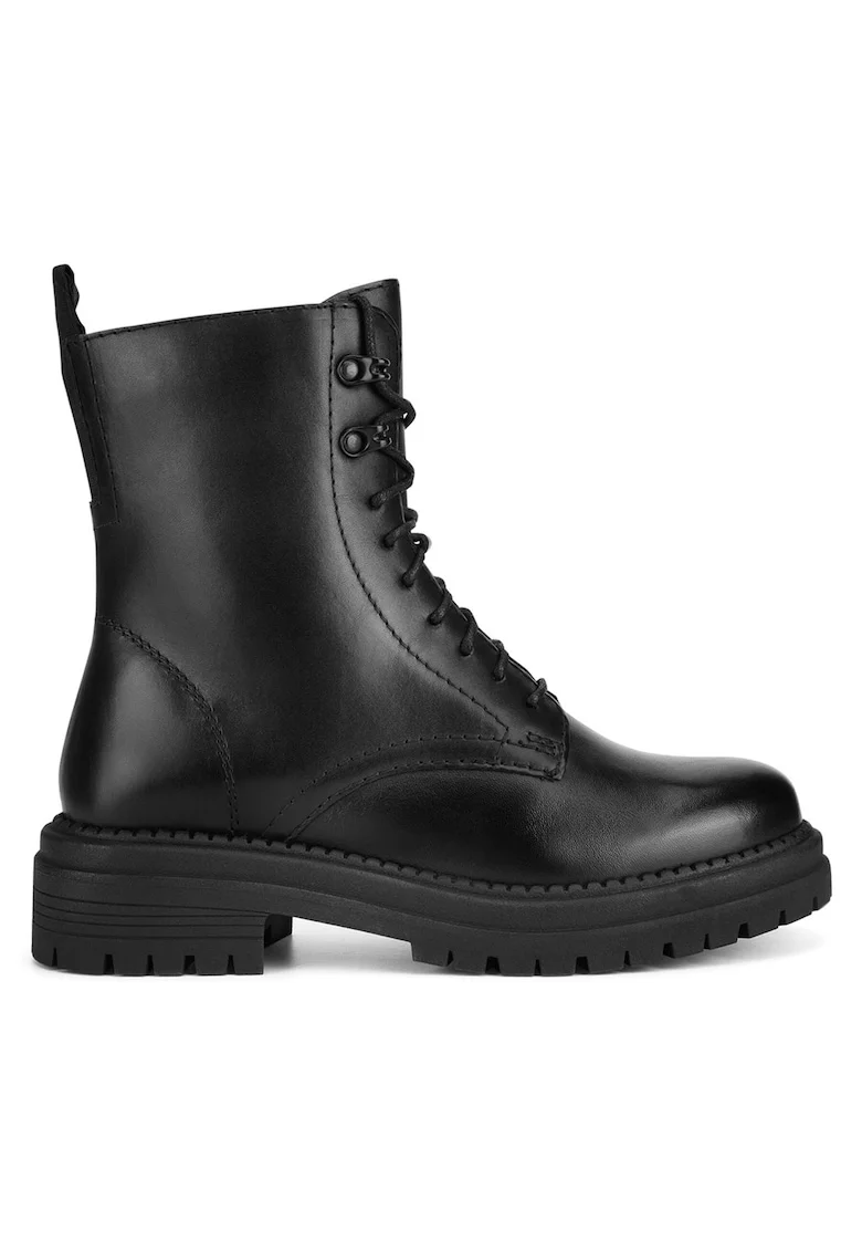 Ghete dama  piele naturala, negru, CEO-WB-ALESSIA-01