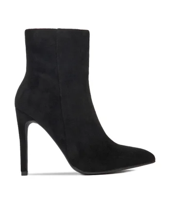 Botine dama  P5103, negru, sintetic