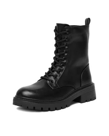 Ghete dama,  CEO-HY6099S-1, piele ecologica, negru