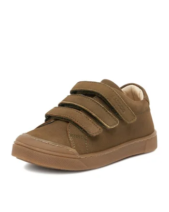 Tenisi copii,  kaki, piele naturala
