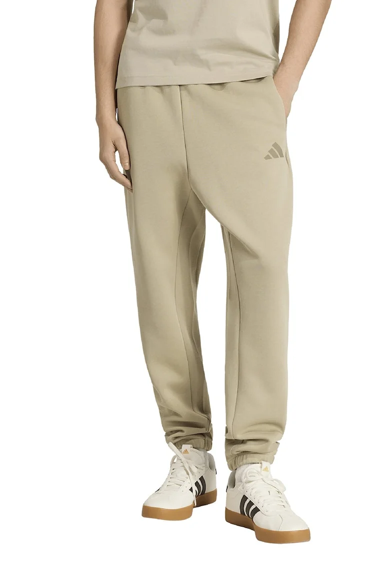 Pantaloni de trening conici cu buzunare laterale, Bej