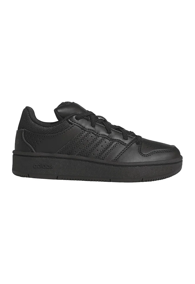 Pantofi sport Hoops din piele ecologica, Negru/Gri