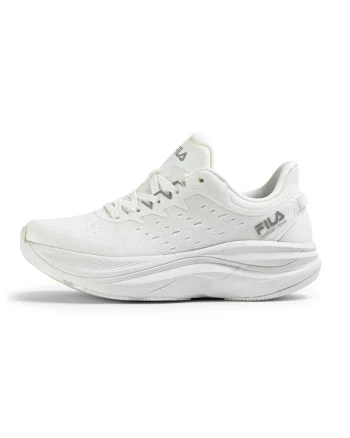 Pantofi sport low-cut din plasa cu garnituri din material sintetic Retron, Alb