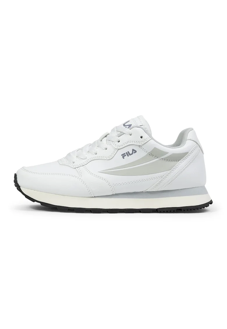 Pantofi sport din piele ecologica cu logo Hypert, Alb murdar