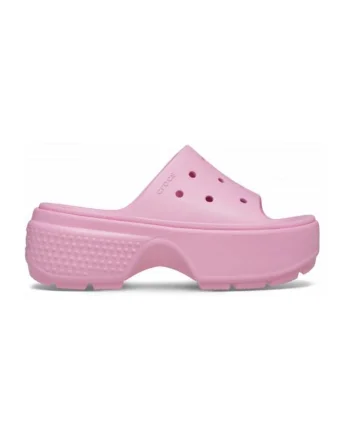 Papuci Femei,  Stomp 209346 Slide, Roz, Negru