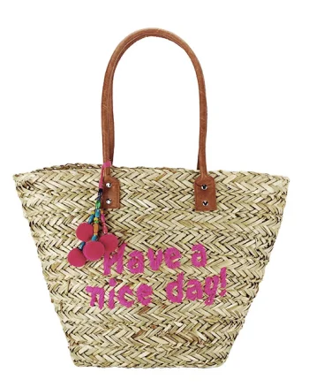 Geanta de plaja resigilata handmade din paie naturale GP-CZ11901115-RESIG