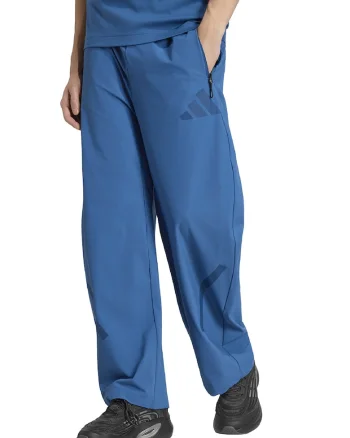 Pantaloni relaxed fit de trening Z.N.E, Albastru pastel