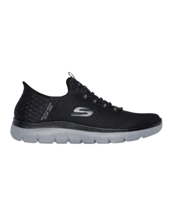 Pantofi sport slip-in cu logo Summits High Range, Gri antracit