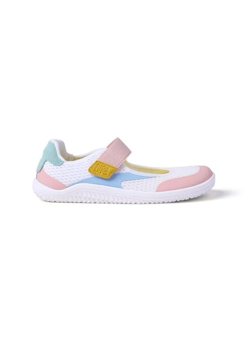 Pantofi sport cu velcro Alb, Roz, Albastru deschis, Alb/Roz/Albastru deschis