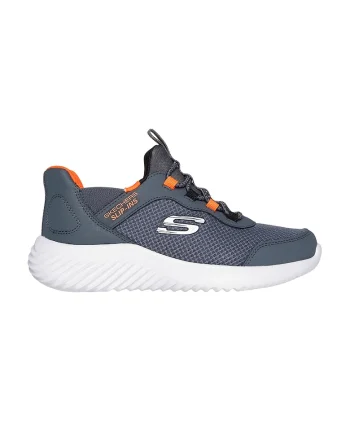 Pantofi sport slip-ins cu logo Bounder, Portocaliu/Gri carbune