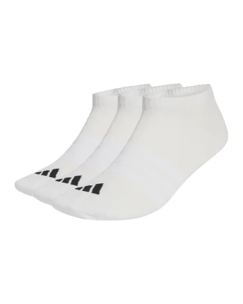 Set de sosete unisex pana la glezna Essentials - 3 perechi, Alb fildes/Negru