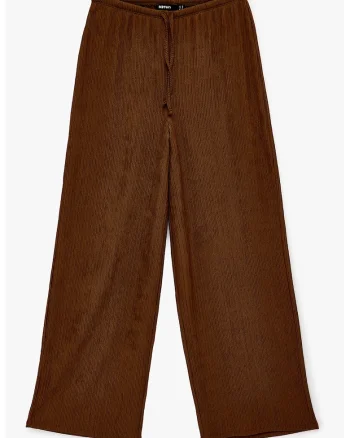 Pantaloni cu croiala ampla, Maro scortisoara