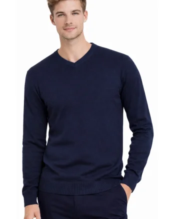 Pulover  model B-6425, Bleumarin