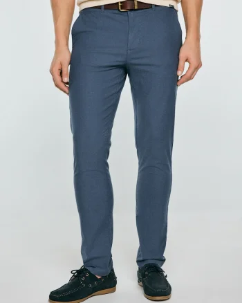 Pantaloni chino cu croiala conica Erhati