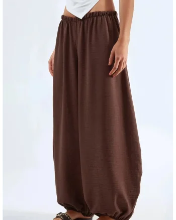 Pantaloni dama,  Maro, Textil