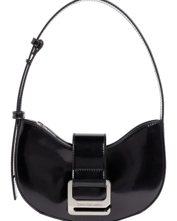 Geanta crossbody de piele ecologica Off Duty, Negru
