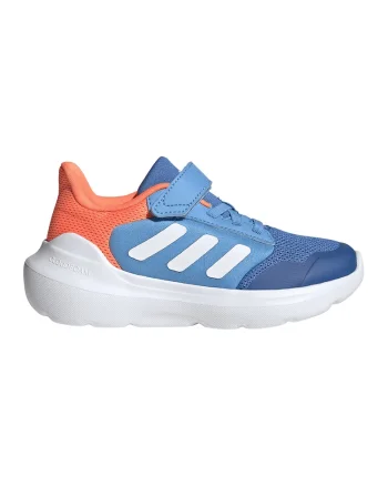 Pantofi sport Tensaur Run 2.0 cu velcro, Portocaliu/Albastru royal/Albastru deschis