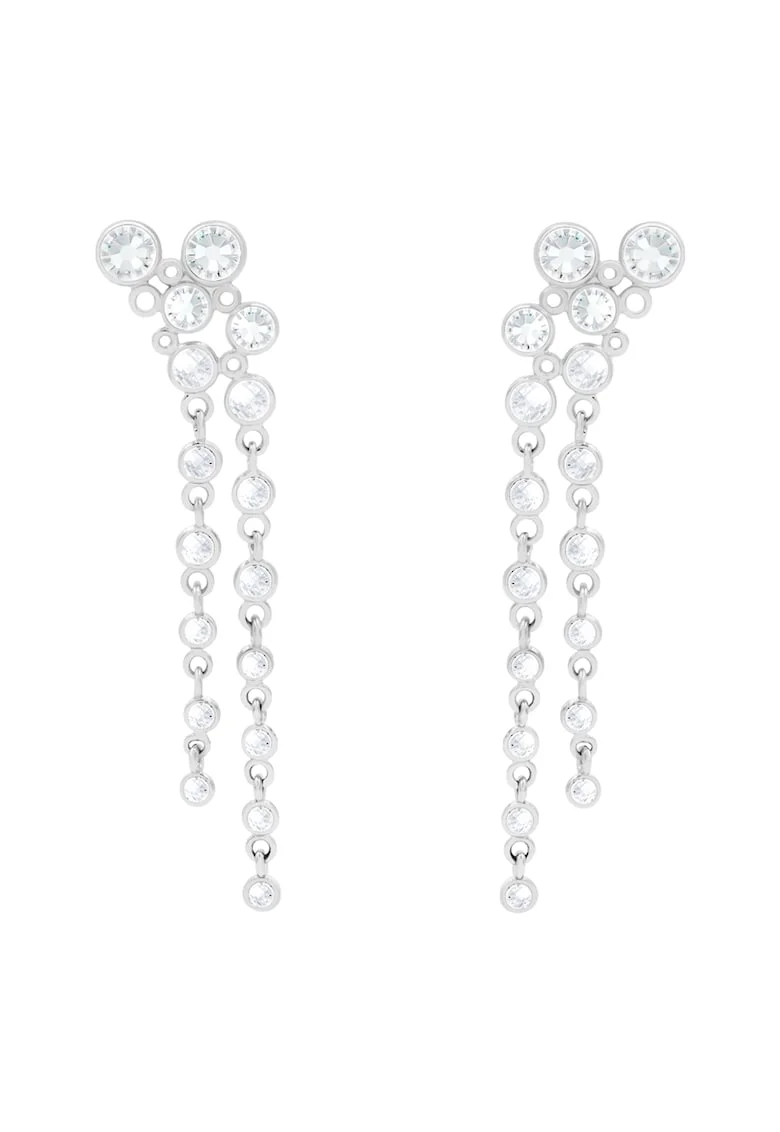 Cercei placati cu argint 925 si decorati cu zirconia Sparkling