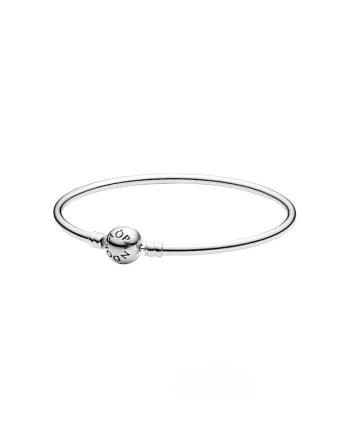 Bratara  fixa cu sistem de inchidere cu logo Argint 925 - 18cm