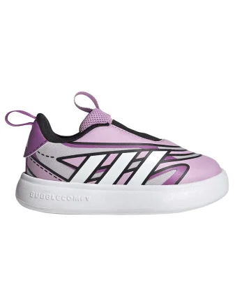 Pantofi sport Bubblecomic slip-on, Roz pastel/Negru stins/Alb optic