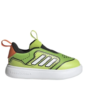 Pantofi sport Bubblecomic slip-on, Verde electric/Alb optic/Verde feriga