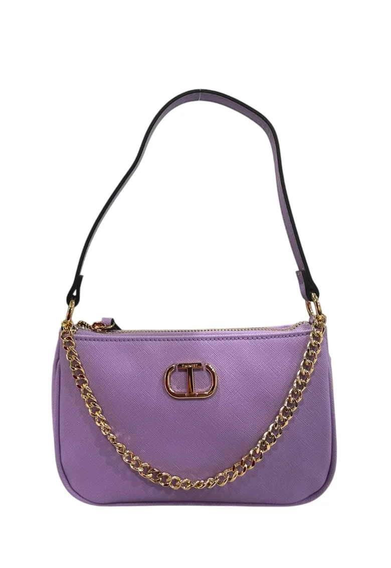 Geanta crossbody pastel, Violet, 13x20x4