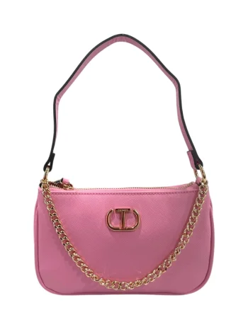 Geanta crossbody pastel, Roz, 13x20x4